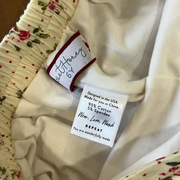 SweetHoney garden rose skirt girls 6 skirt with shorts - Picture 5 of 8